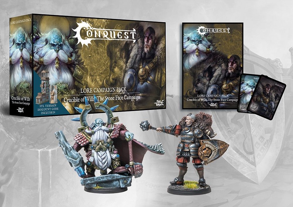 Conquest Lore Campaign Pack - Crucible Of Wills: The Stone Face Campaign