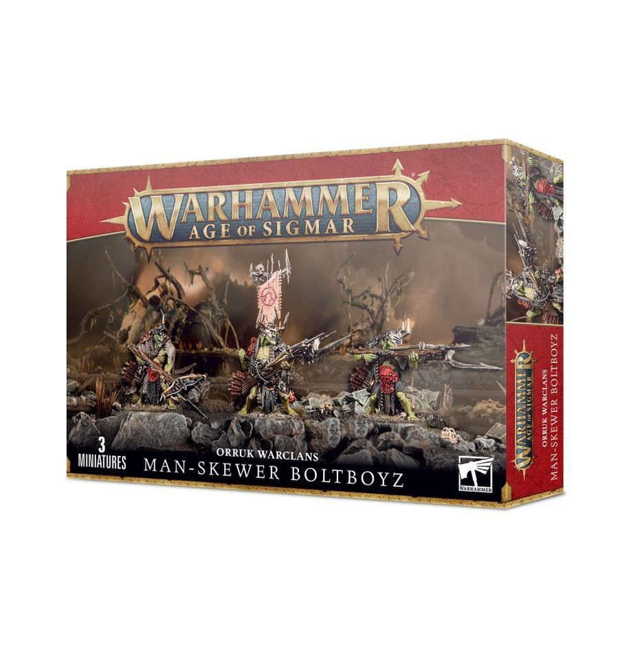 ORRUK WARCLANS Man-skewer Boltboyz