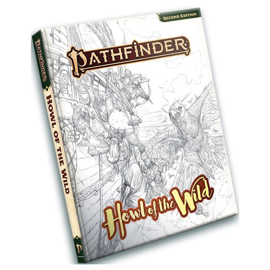 Pathfinder 2E: Howl of the Wild Sketch Cover Edition