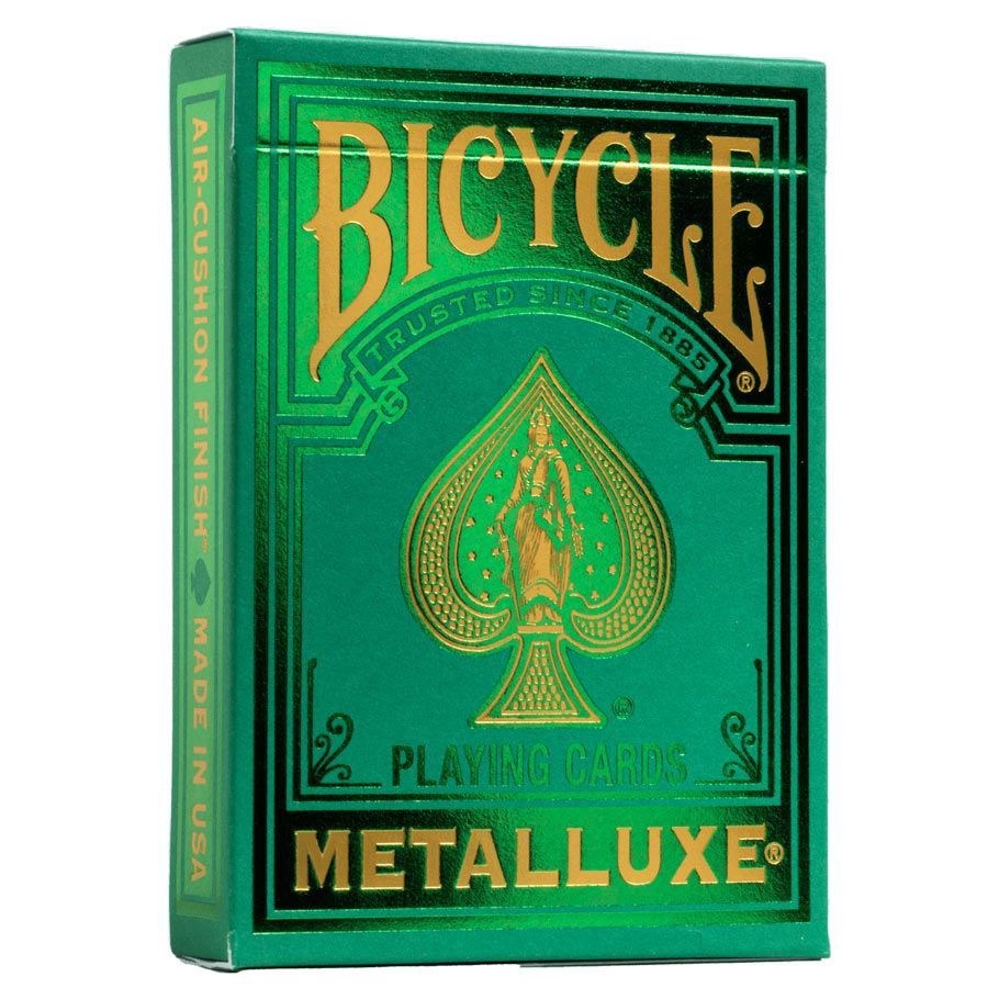 Bicycle: Metalluxe Green Playing Cards