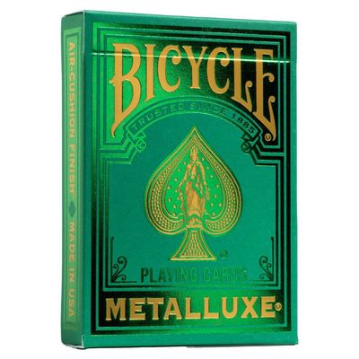 Bicycle: Metalluxe Green Playing Cards