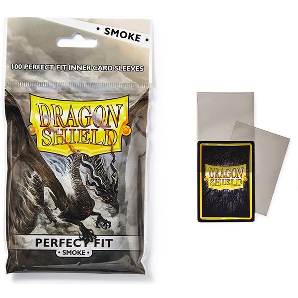 Dragon Shield Sleeves: Perfect Fit Standard- Clear/Smoke