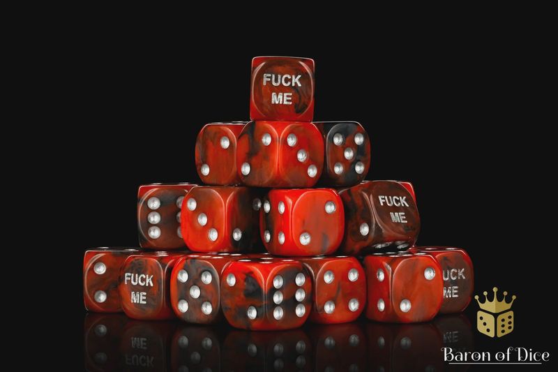 Fuck Me RED 16mm Dice