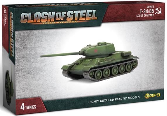Soviet T-34/85 Scout Company (x4 Plastic) CSS05