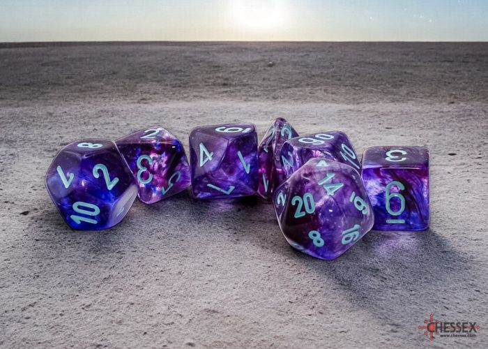 Nebula Mega-hedral Nocturnal/turquoise Luminary 7-Di