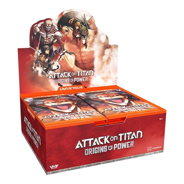 UniVersus: Attack on Titan: Origins of Power- Booster Display