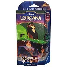 Disney Lorcana: Shimmering Skies- Starter Deck (Emerald &amp; Steel)