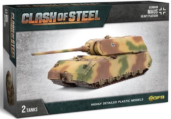 Clash of Steel: Maus Heavy Platoon (x2 Plastic) (German)