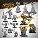 Warmachine: Southern Kriels: Fire Tongue Warriors Command Cadre