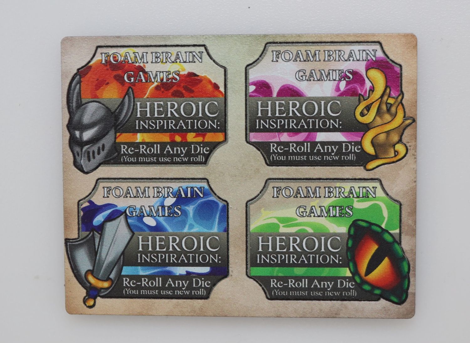 Heroic Inspiration Token Mini Sheet