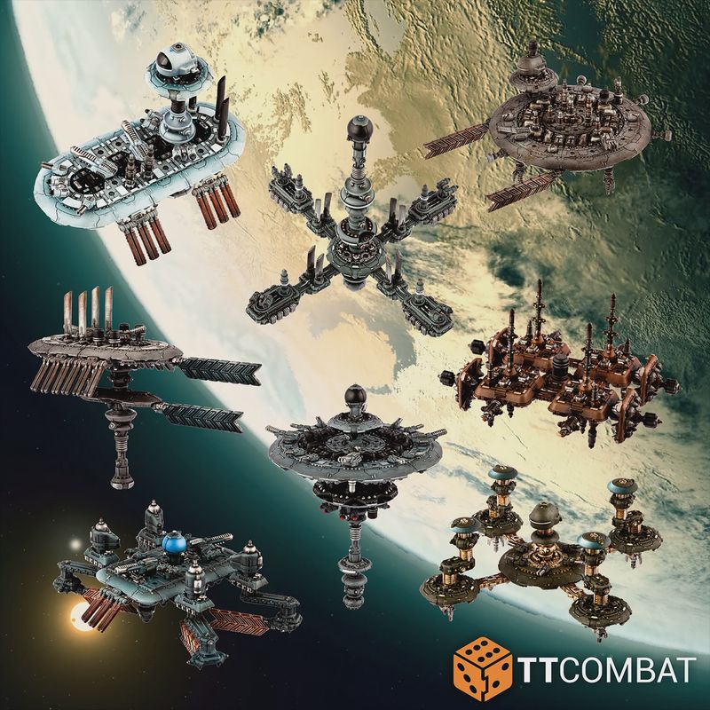 Dropfleet Commander Modular Space Stations 2.0