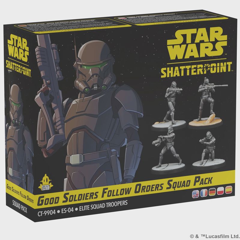 Star Wars: Shatterpoint – Good Soldiers Follow Orders Squad Pack