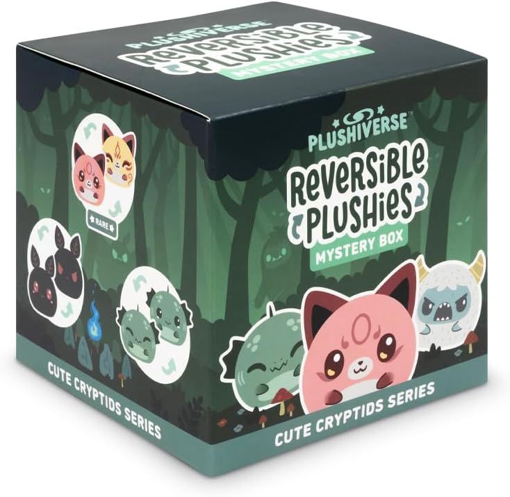 Reversible Plushies Mystery Box: Cute Cryptids