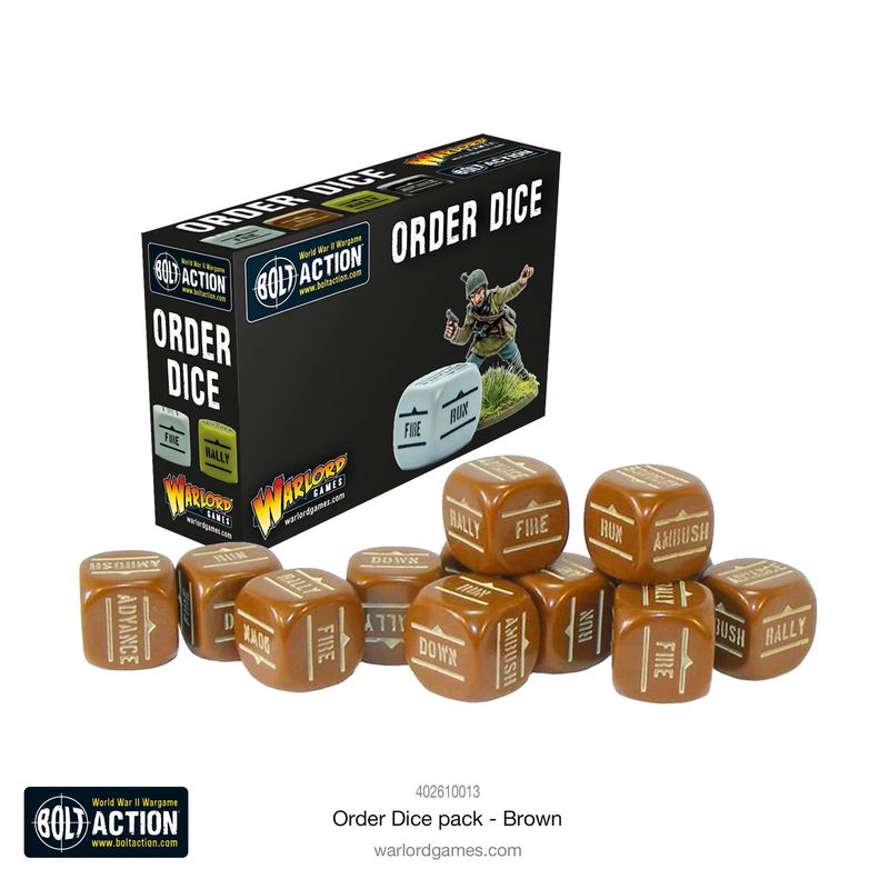 Order Dice - Brown