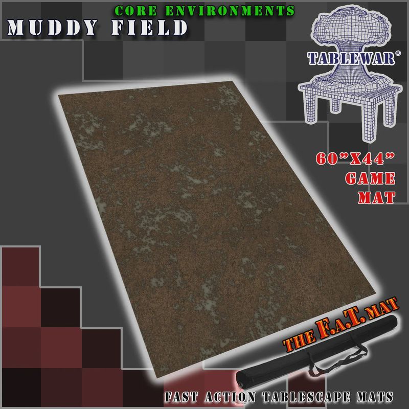 60x44&quot; &#39;Muddy Field&#39; F.A.T. Mat