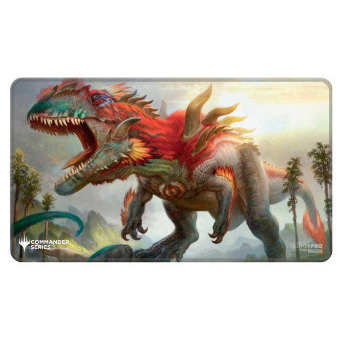 Playmat: MTG Stitched Edge - Commander Series 4 - Three Color Shard - Gishath, Sun&#39;s Avatar