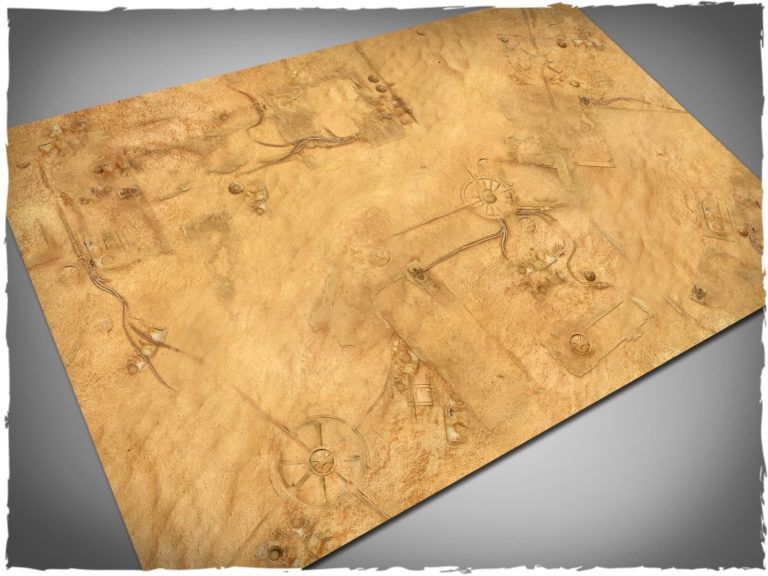 Game Mat - Desert City - Mousepad 44x60 in.