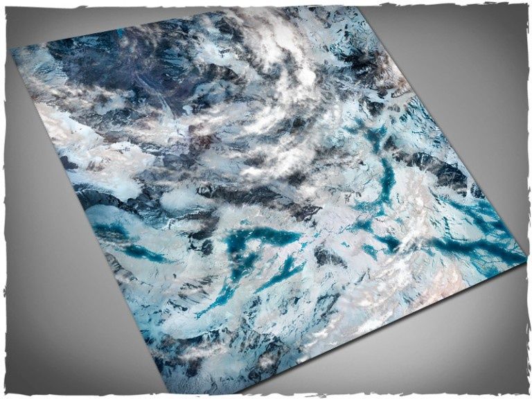 Game Mat - Orbital Snowfields - Mousepad