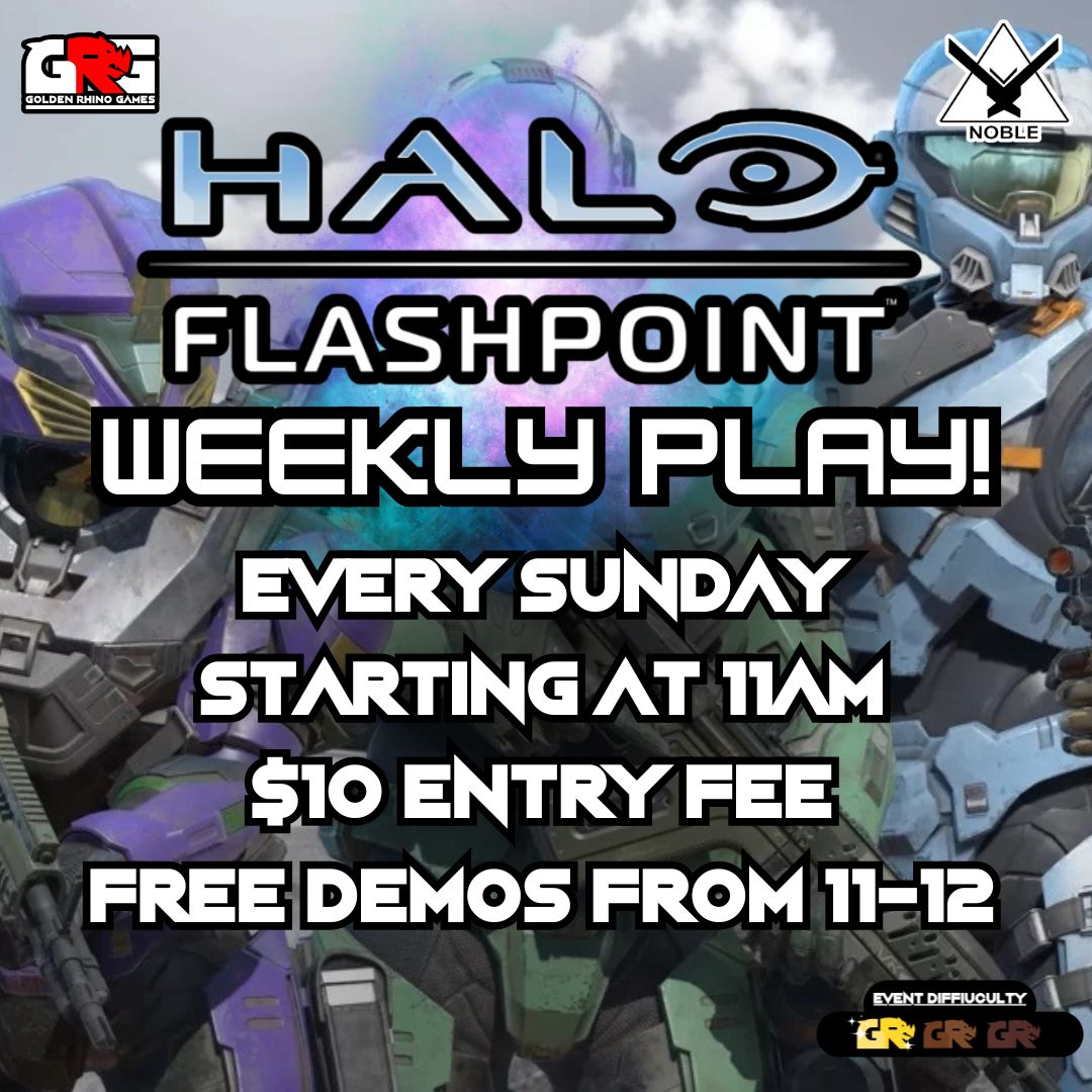 Weekly Halo Flashpoint Organized Play – Every Sunday at 11am
