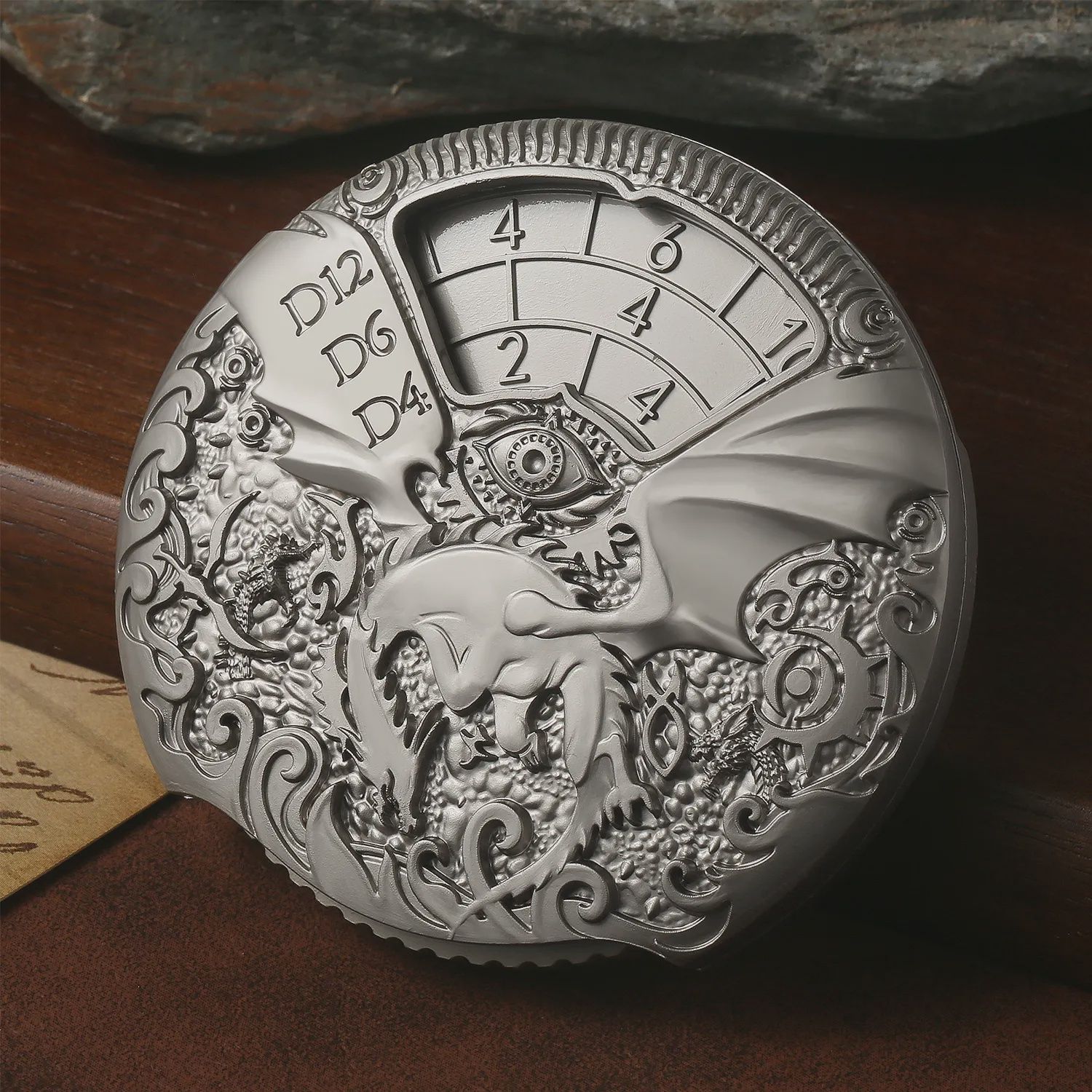 7-in-1 Dragon Roulette Metal Spinner Dice
