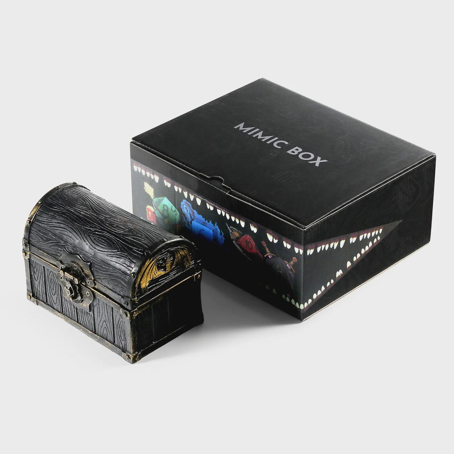 Mimic Chest Dice Storage Box