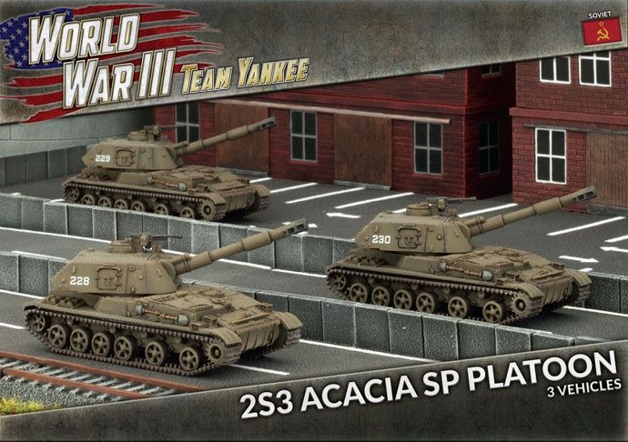 Soviet 2S3 Acacia Heavy SP Howitzer Battery TSBX17