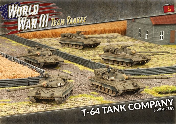 Soviet T-64 Tankovy Company (Plastic) TSBX13