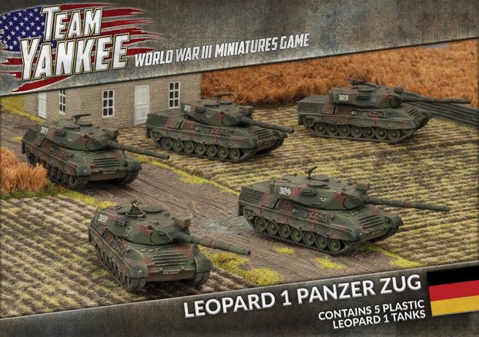 West German Leopard 1 Panzer Zug (Plastic)  TGBX14