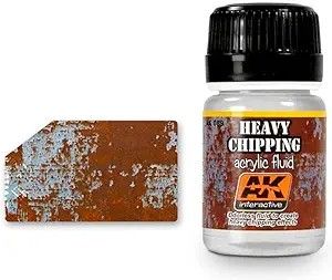 AK-Interactive: (Weathering) HEAVY CHIPPING EFFECTS ACRYLIC FLUID