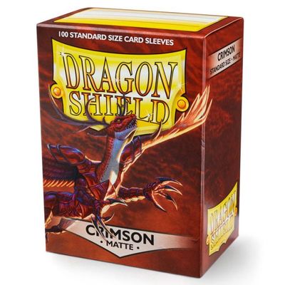 Dragon Shield Sleeves/Matte: Crimson