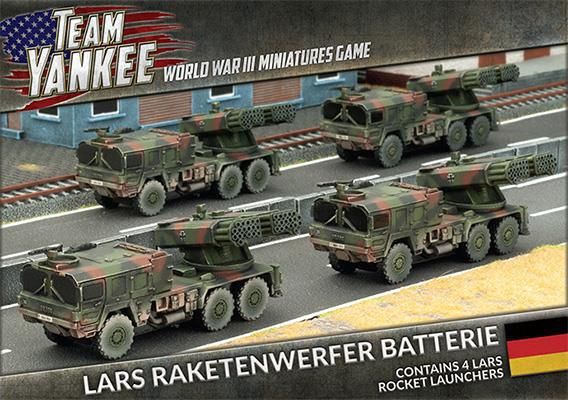 West German Raketenwerfer Batterie with 4 LARS