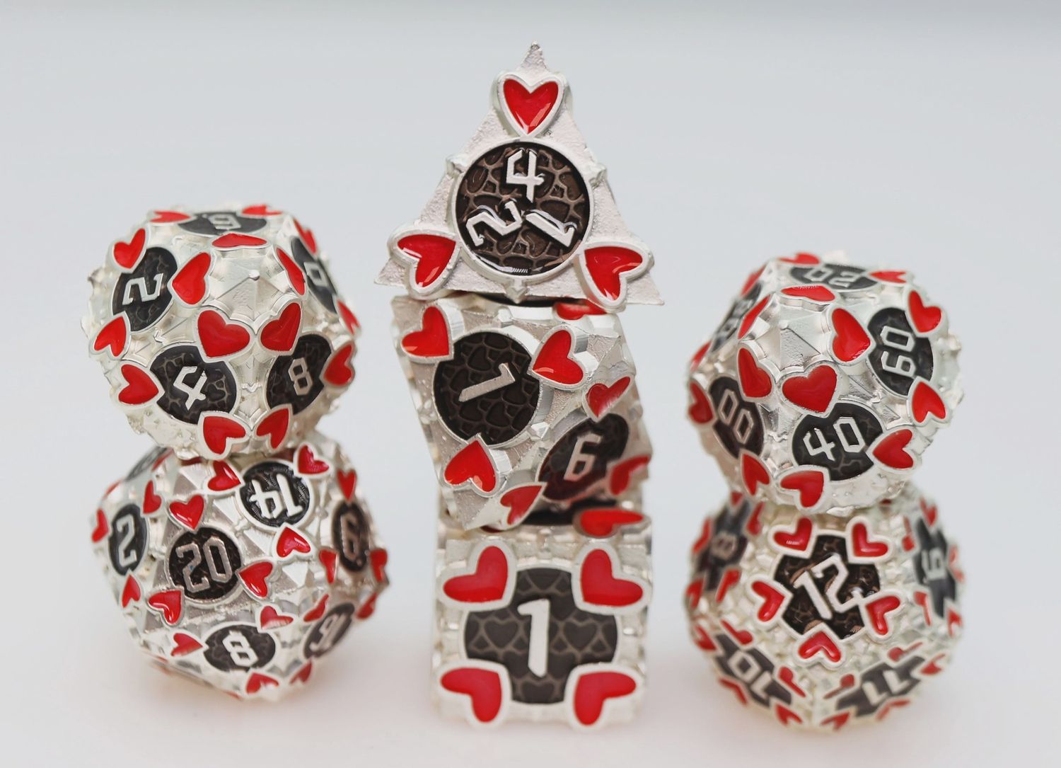 Erotes' Arrow: Anteros - Metal RPG Dice Sets