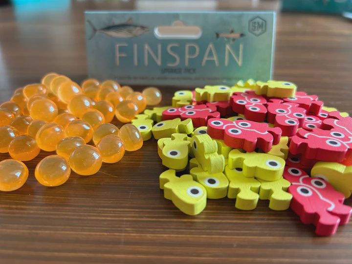 Finspan Upgrade Pack (Wooden Tokens &amp; Squishy Eggs)
