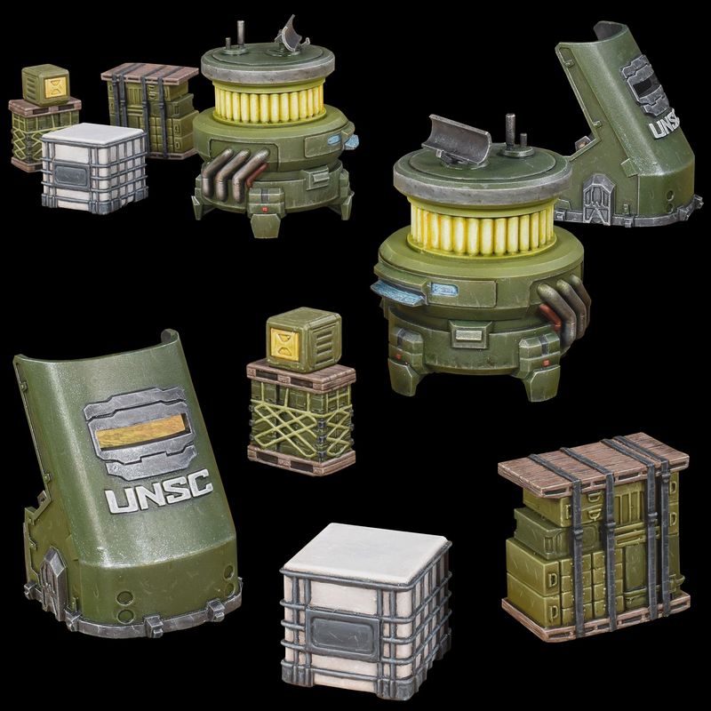 Halo: Flashpoint: UNSC Scenery Set