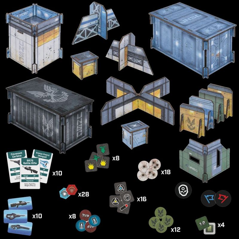 Halo: Flashpoint: UNSC Base Terrain Set