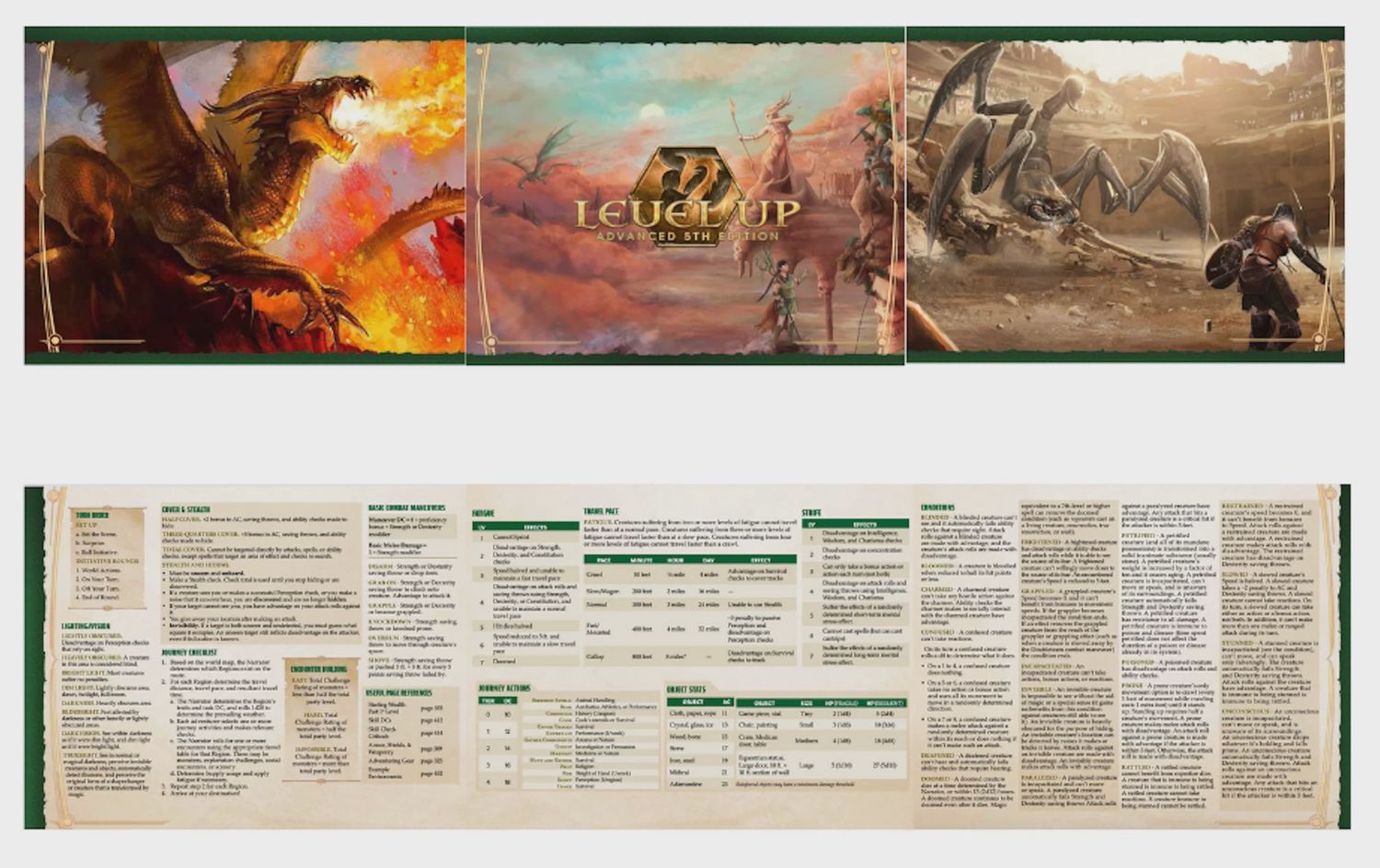 Level Up: Narrator&#39;s Screen (A5E)