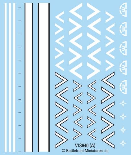 Team Yankee Israeli Decal Set