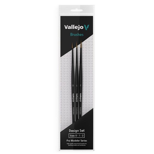 Vallejo: Brush Set: Design: Natural Hair