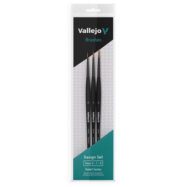 Vallejo: Brush Set: Design: Synthetic fibers
