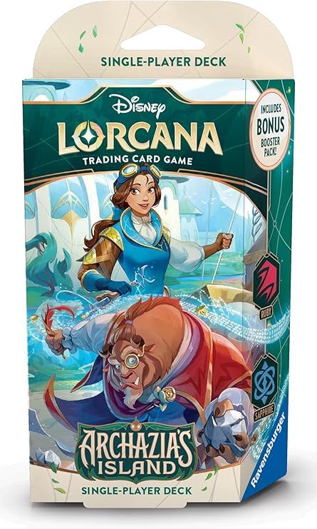 Disney Lorcana: Archazia’s Island Starter Decks Disney Lorcana: Archazia’s Island Starter Decks, Character: Beauty & The Beast