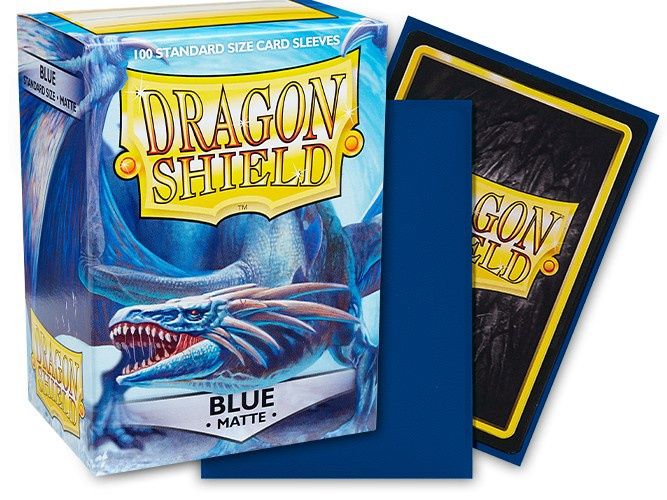 Dragon Shield Sleeves: Standard - Matte Blue