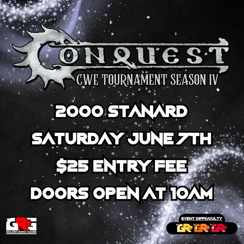 06/07 Conquest CWE JUNE!