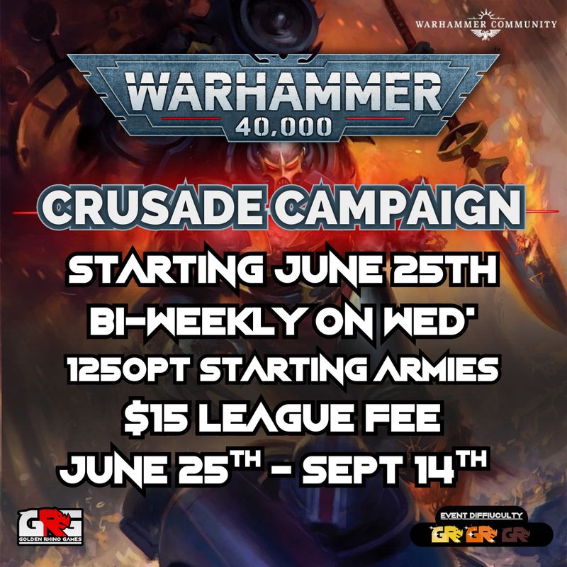 06/25 Warhammer 40k Crusade Campaign: Shadows Over Cirillo Prime – ACT II – In the Wake of Chaos