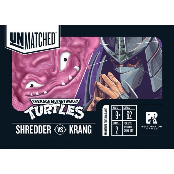 Unmatched Adventures: Teenage Mutant Ninja Turtles- Shredder vs. Krang “Hero” Decks