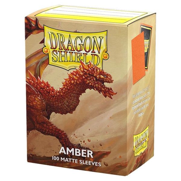 Dragon Shield Sleeves/ Standard: Matte Amber