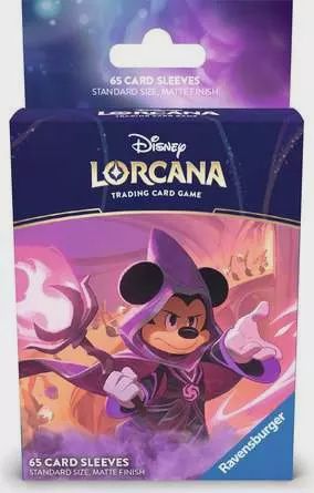 Card Sleeves: Disney  Lorcana- Reign of Jafar- Mickey  Mouse, Wayward Sorcerer