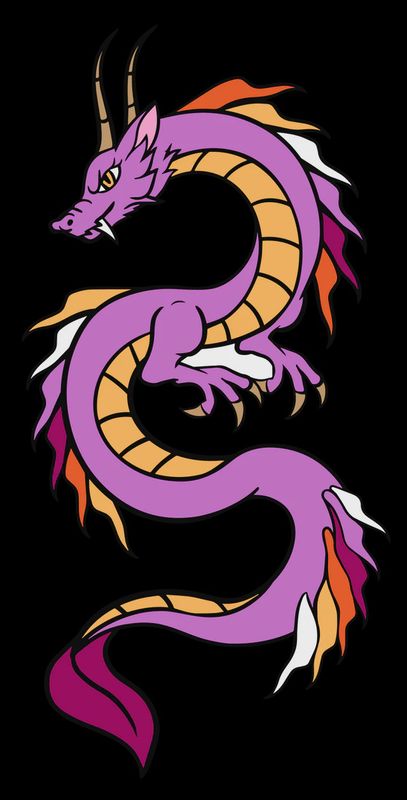 Pride Dragon: Lesbian