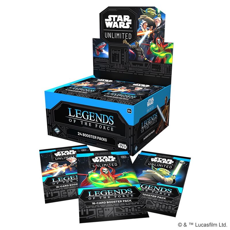 Star Wars: Unlimited - Legends of the Force: Booster Display