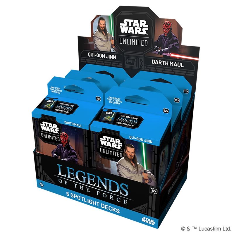 Star Wars: Unlimited - Legends of the Force: Spotlight Decks