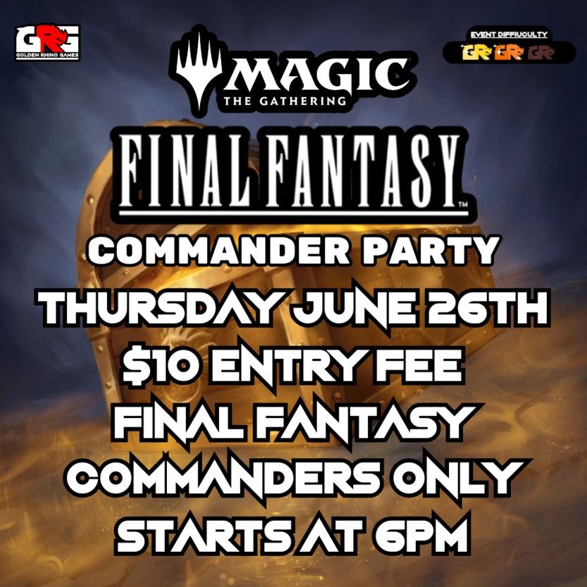 06/26 MTG Commander Party